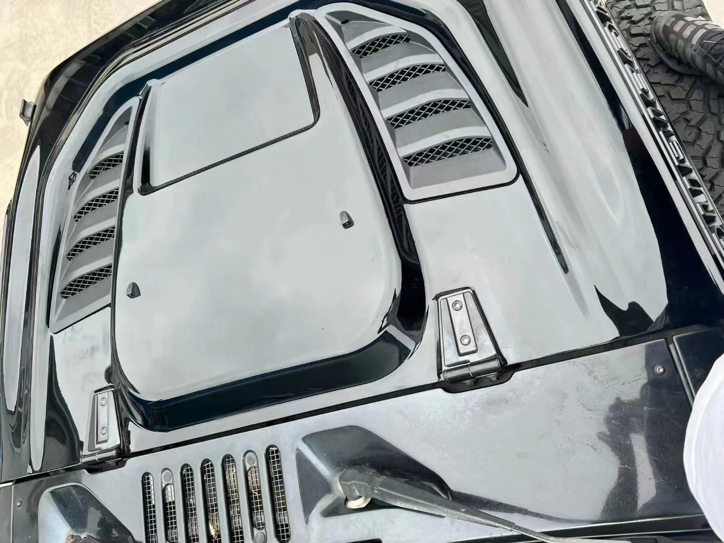 

7002 HOOD for jeep wrangler JK 2007-2017 steel The hood of the engine cover nice look lantsun