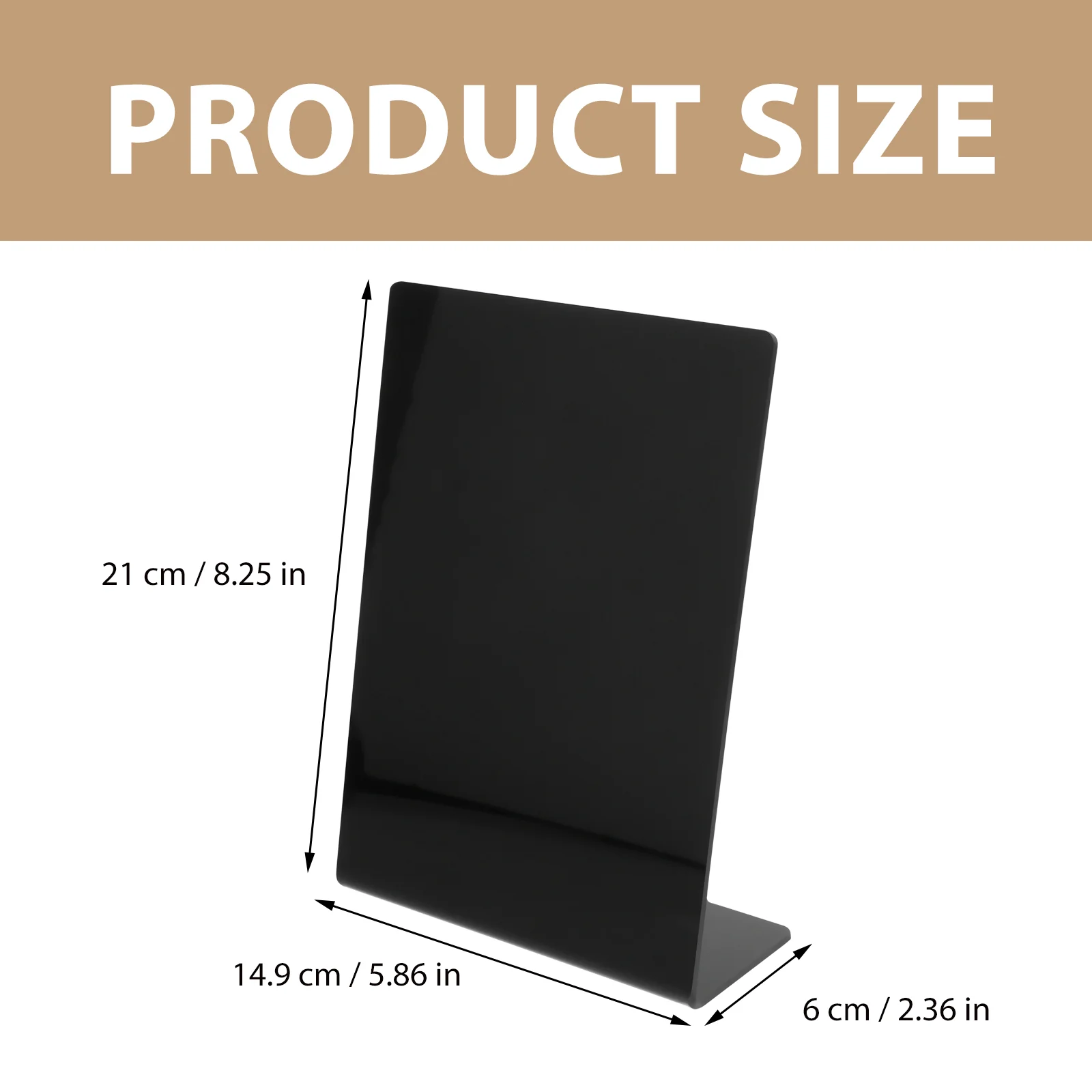 Hand Drawn Small Blackboard Rectangle Chalk Message Chalkboard for Store Acrylic Sign Whiteboard