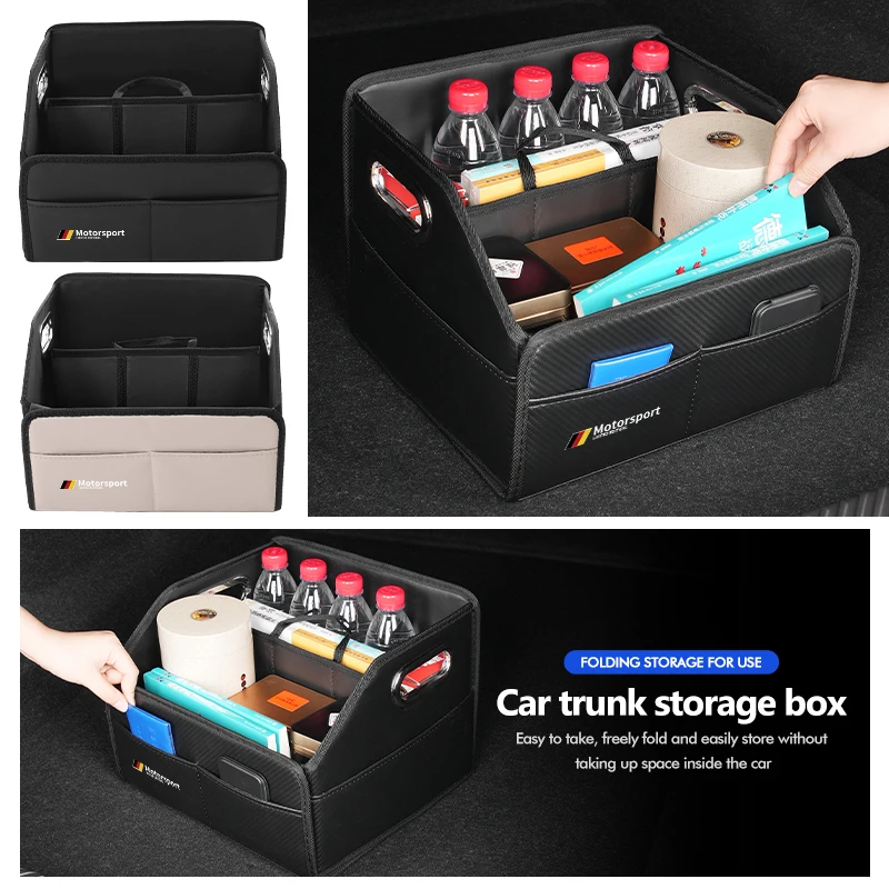 For BMW Car Trunk Big Capacity Storage Box Stuff Organizer Tool Box E30 E34 E36 E39 E46 E52 E53 E60 E61 E62 E70 E71 E83