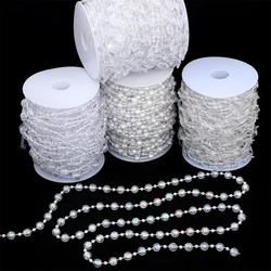 3-5 Yds/Bag Acrylic Fish Thread Curtain Beads Wedding Plastic Beads Chain Ball Beads Handmade DIY Decoration Wedding Festival Je