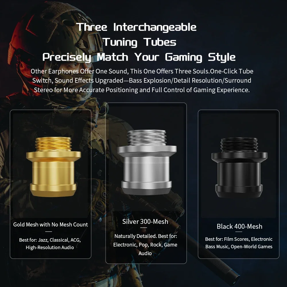 CVJ Shadow Blade e-sports jeu vibration écouteurs filaires linéaires pilote dynamique unité de vibration casque avec microphone 2 mètres