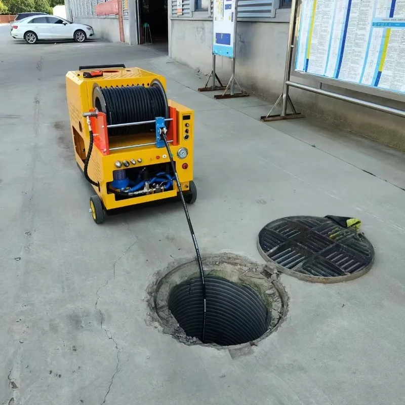 2026 Manufacturer Wholesale High Pressure Water Jet Sewer Drain Pipe Cleaning Machine