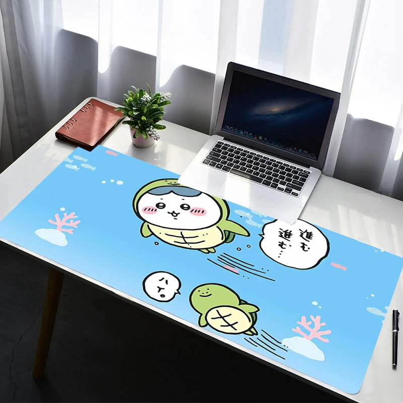 

Mouse Pad PC Non Slip Rubber Cartoon Mousepad Laptop Gamer Cabinet Keyboard Pad Office Computer Gaming Desk C-chiikawa Mouse Mat