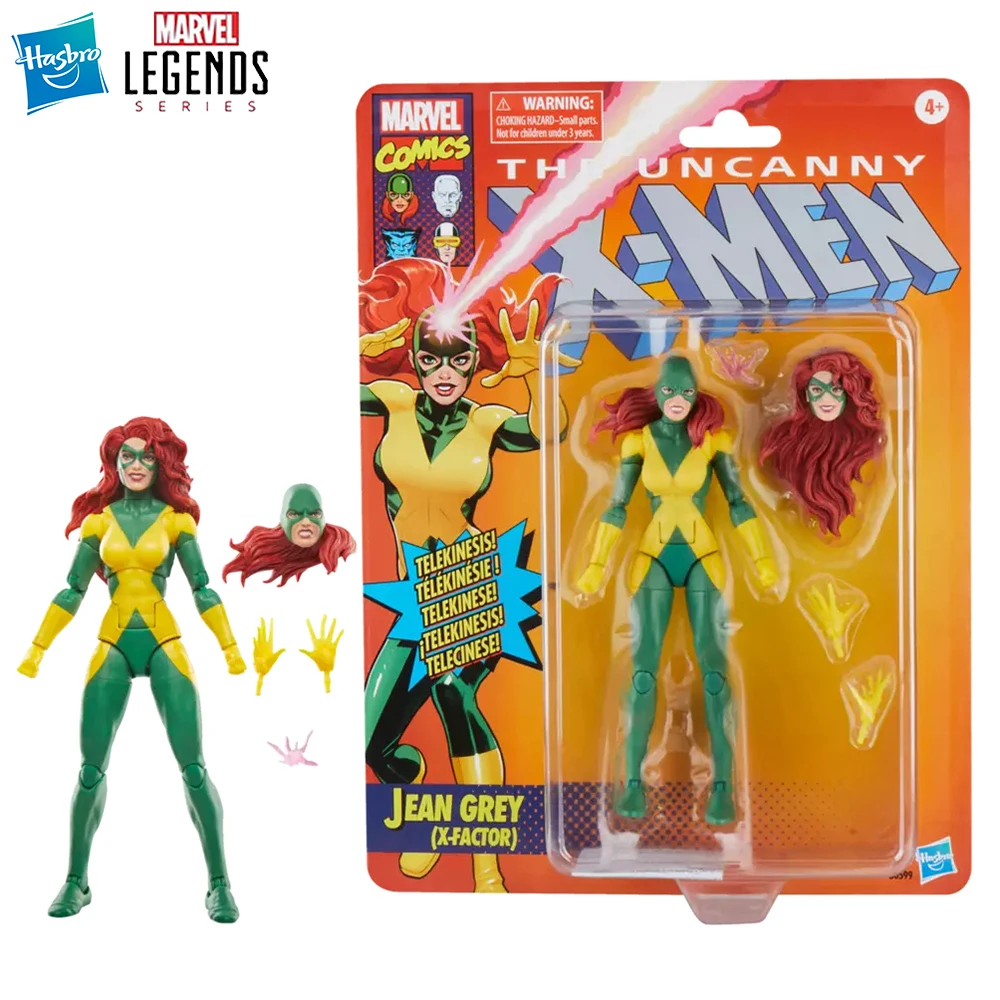 

[В наличии] Hasbro Marvel Legends Series X-Men Jean Grey (X-Factor) Хорошая коллекционная фигурка комиксов 15 см, модель игрушки