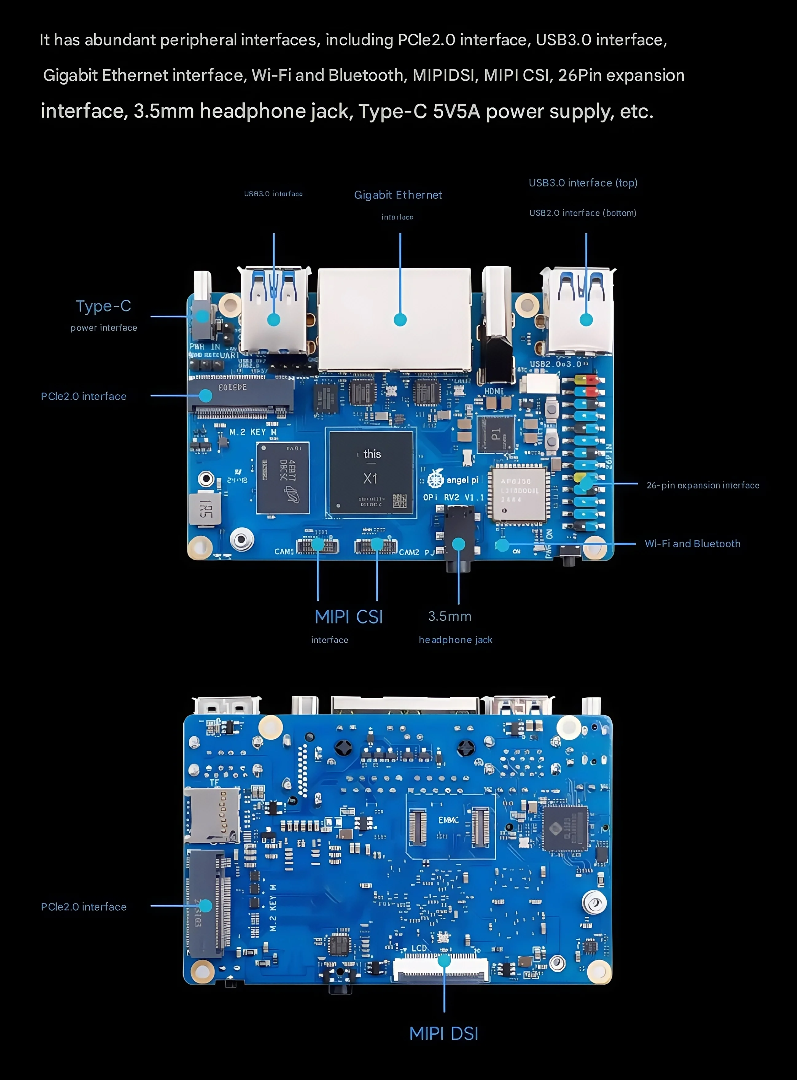 Orange Pi RV2 2GB/4GB/8GB