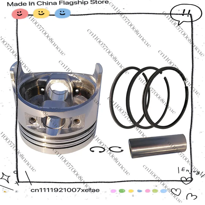 6.5KW generator accessories 170F micro tiller 173F178F186F 186FA188F190FA 192FA piston ring assembly