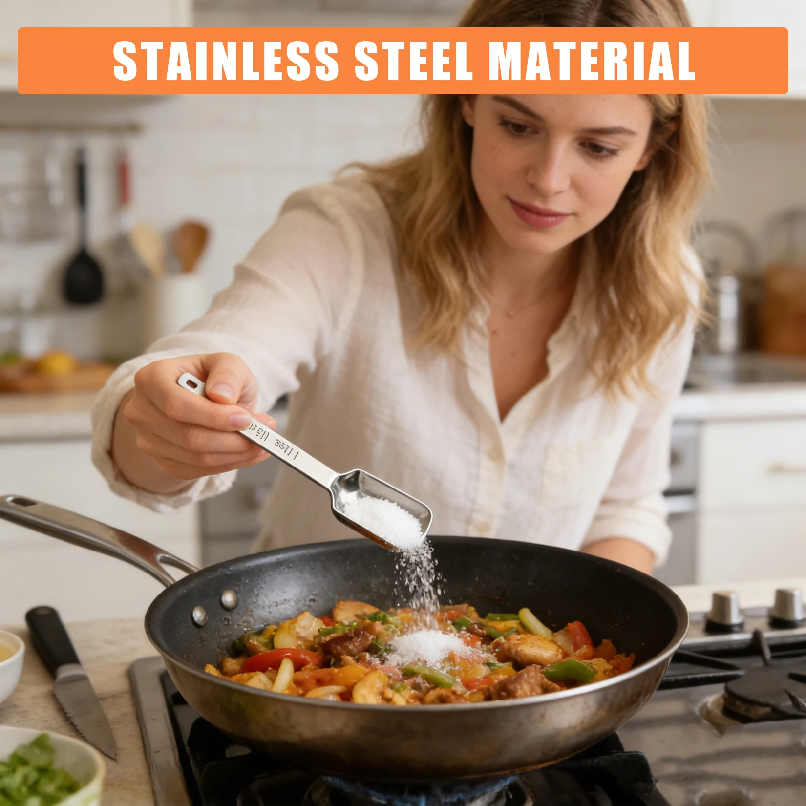 Stainless Steel Measuring Spoo - Coffee Tea Holders recension och pris
