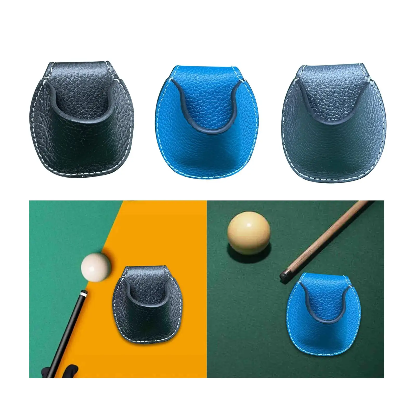 

Сумка-держатель Kreide из искусственной кожи, компактные мини-легкие аксессуары для бильярда