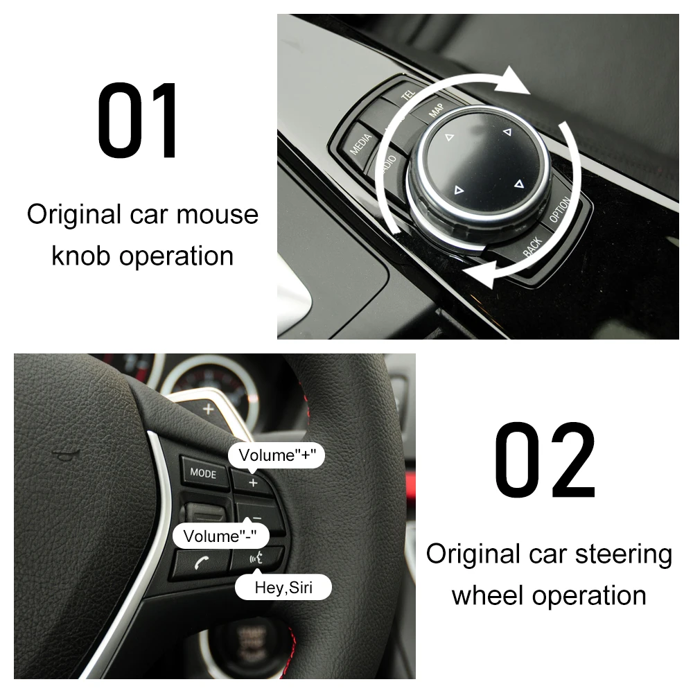 CarPlay inalámbrico para BMW NBT, sistema EVO 1 2 3 4 5 6 7 Series X1 X3 X4 X5 X6 MINI F56 F15 F16 F25 F26 F48 F01 F10 F22 F20 F30 F32