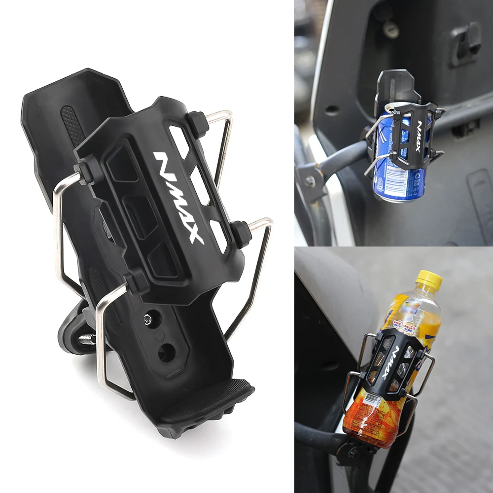 

﻿﻿Motorcycle 360° Water Holder Adaptive Folding Cup Holder Fit For YAMAHA NMAX155 NMAX 155 125 NMAX125