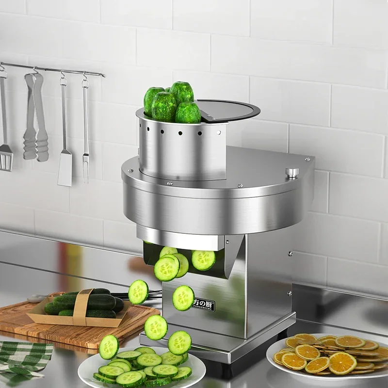 Slicer Commercial Electric Automatic Multifunctional Vegetable and Fruit Slicer Lemon Potato Slicer new style pure copper motor