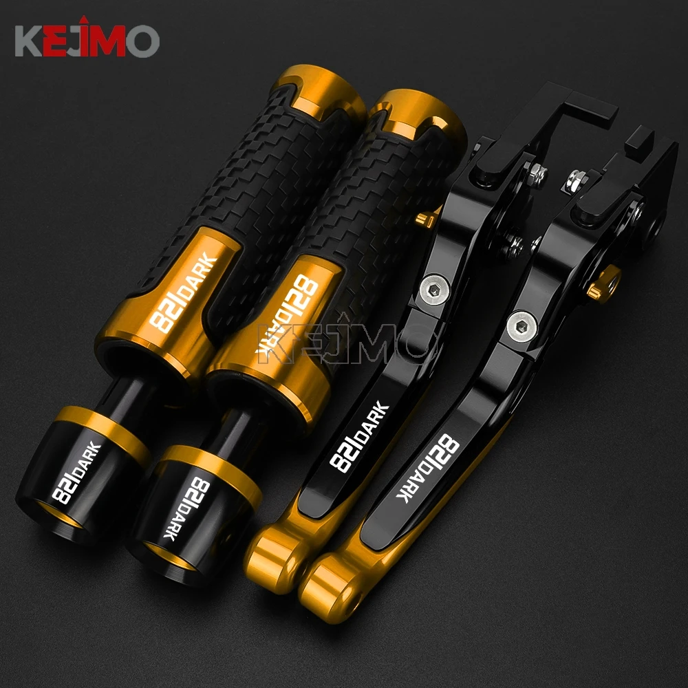 

CNC FOR DUCATI 821DaRk 2014 2015 2016 821 DaRk Motorcycle accessories Handlebar Grips Handle Ends Adjustable Brake Clutch Levers