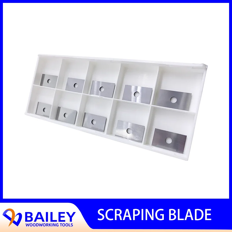 BAILEY 10PCS 20x12x1.5mm Square 20mm Carbide Inserts Cutter Blades 2 Edges for Woodworking Surfacing Groove Helical Planer