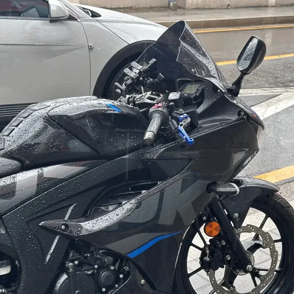 GSXR125 Windscreen Motorcycle Windshield For Suzuki GSXR150 GSXR 150 2017-2023 2024 GSX-R 125 Accessories Screen Double Bubble