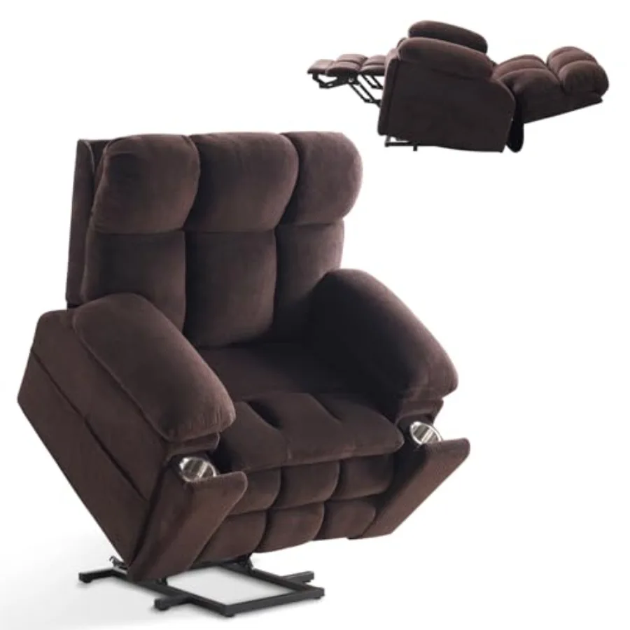 

Кресло-реклайнер с электроприводом для пожилых людей, двухмоторное, увеличенного размера, с подогревом и массажем, регулируемым подголовником, функцией полного раскладывания и нулевой гравитации