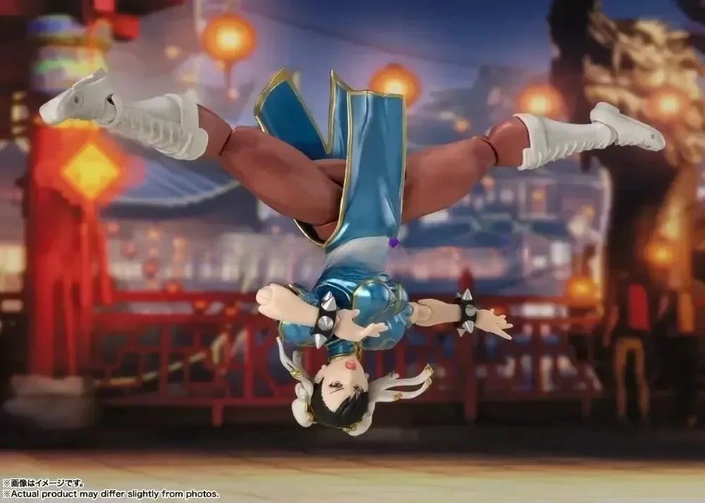 

Bandai Shf Street Fighter Костюм 2, Дракон Дракон Чунли, экшн-фигурка, игрушка в наличии, игрушка-фигурка