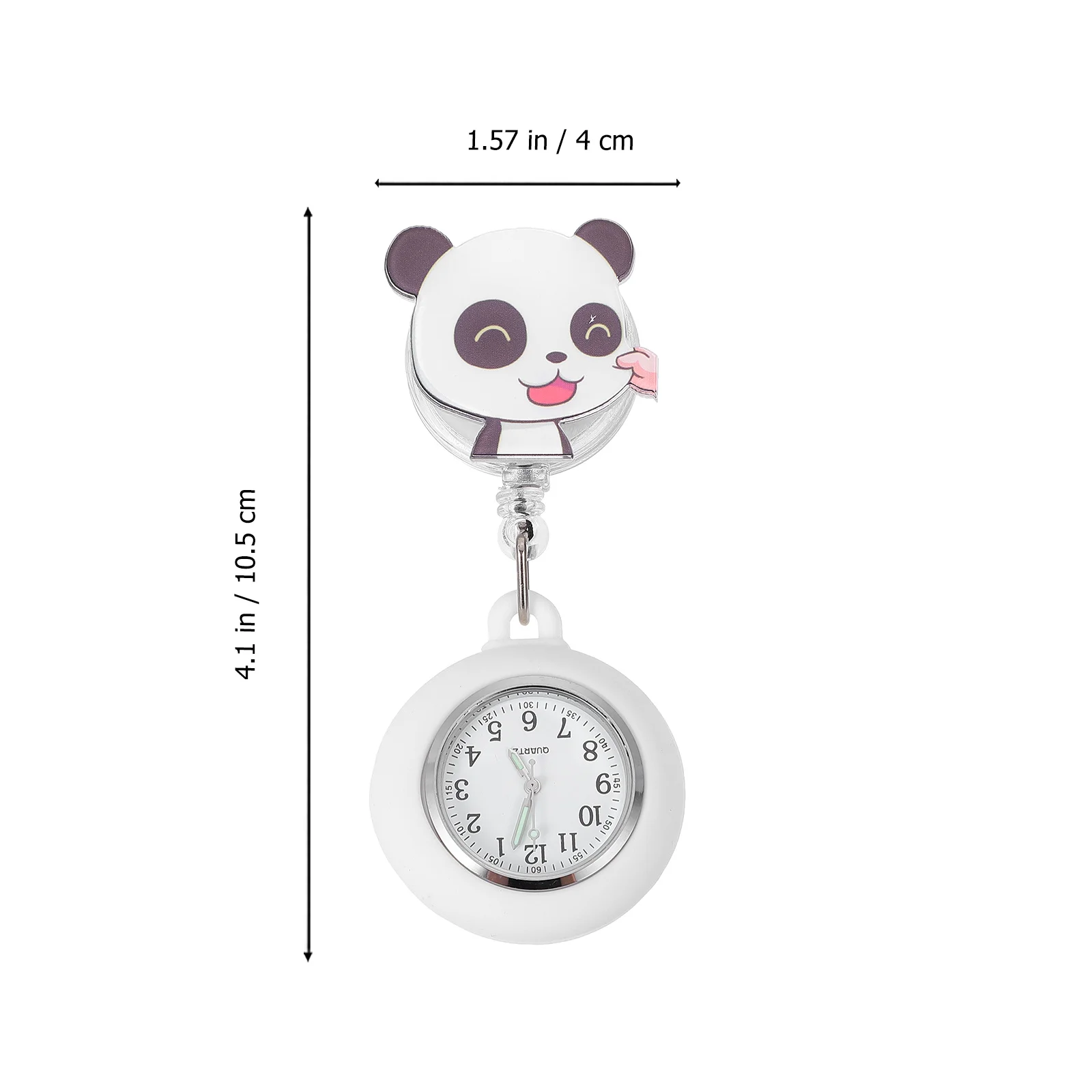 1Pcs Clip-on Nurse Design Retractable Nursing Pocket Watch for Doctors Nurses Nurse Watches for Women