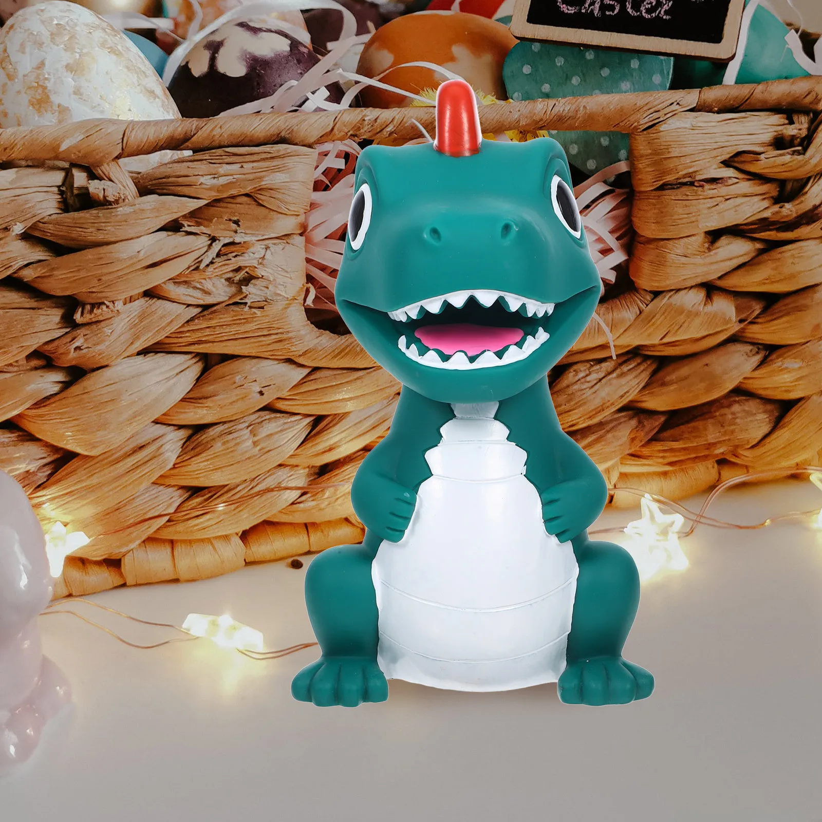 Leuke Dinosaurus Spaarpot Vinyl Muntautomaat Stevige Geldbesparende Pot voor Kinderen Verjaardag Kerst Decoratieve Desktop Spaarpot