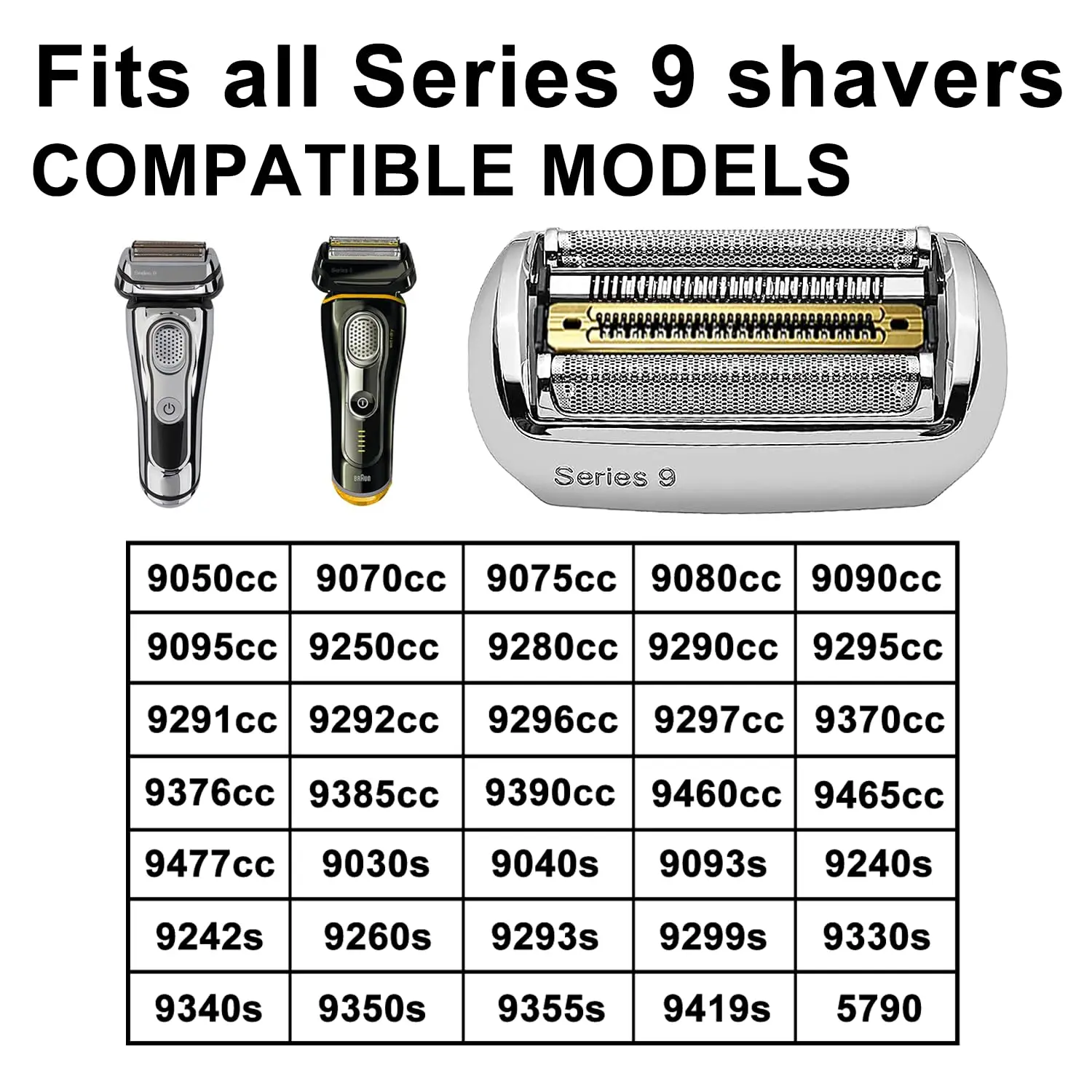 Braun Series 9 Replacement Heads - Genuine Quality, Easy Replacement for Model 9290cc, Compatible with 92S & 92B - Image 2