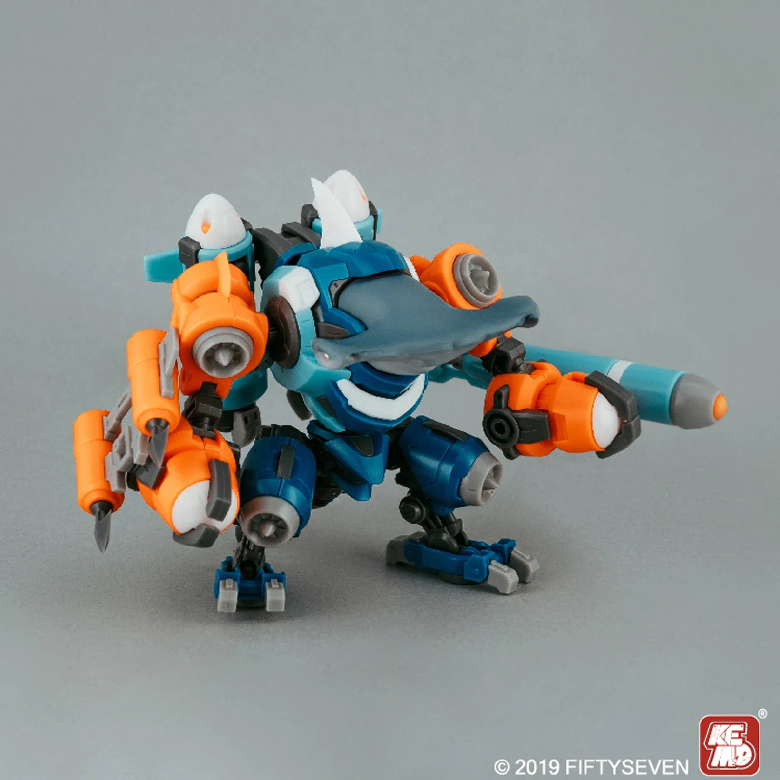 Moqi KEMO NO.57 Hunter Squad 1/24 Shark Mecha أطقم منمذجة - تصميم صيني أصلي