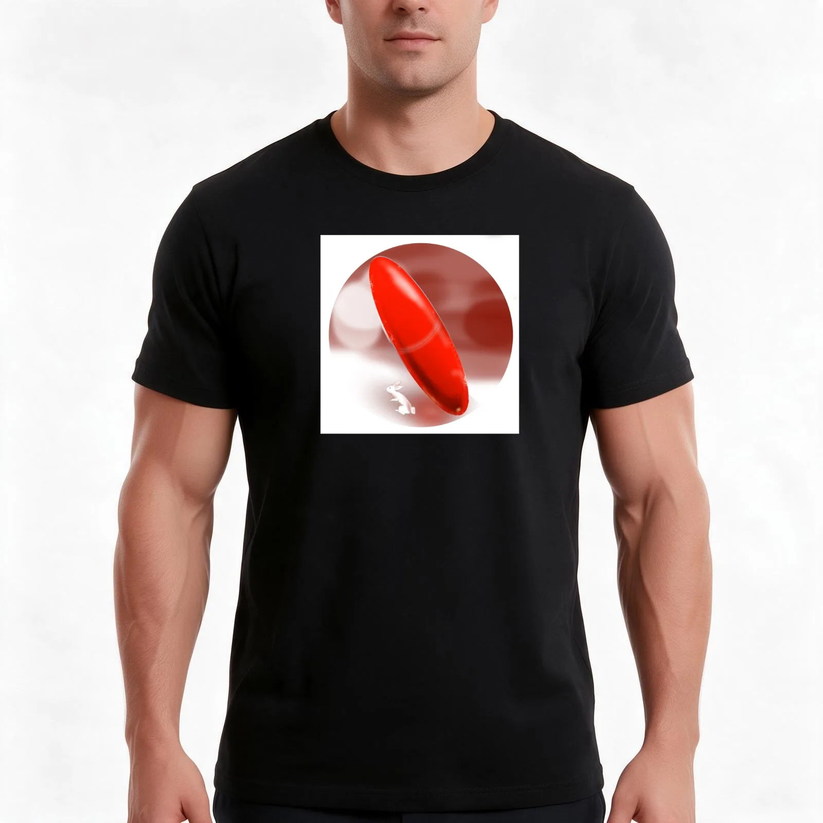I took the Red Pill T-Shirt Summer Casual Cotton Tee Oversized Streetwear Tops Vintage Graphic Print Loose Fit Short Sleeve