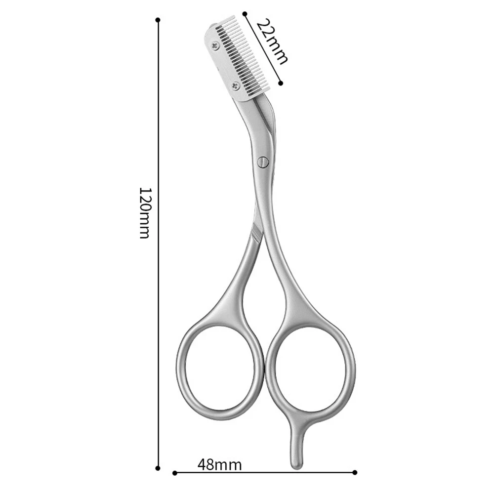 1 ชิ้นหวีคิ้ว Trimmer กรรไกรคิ้ว w/หวี, คิ้วสําหรับผู้ชาย/ผู้หญิง, คิ้วมีดโกน Trimmer Scraper ตัดมีด