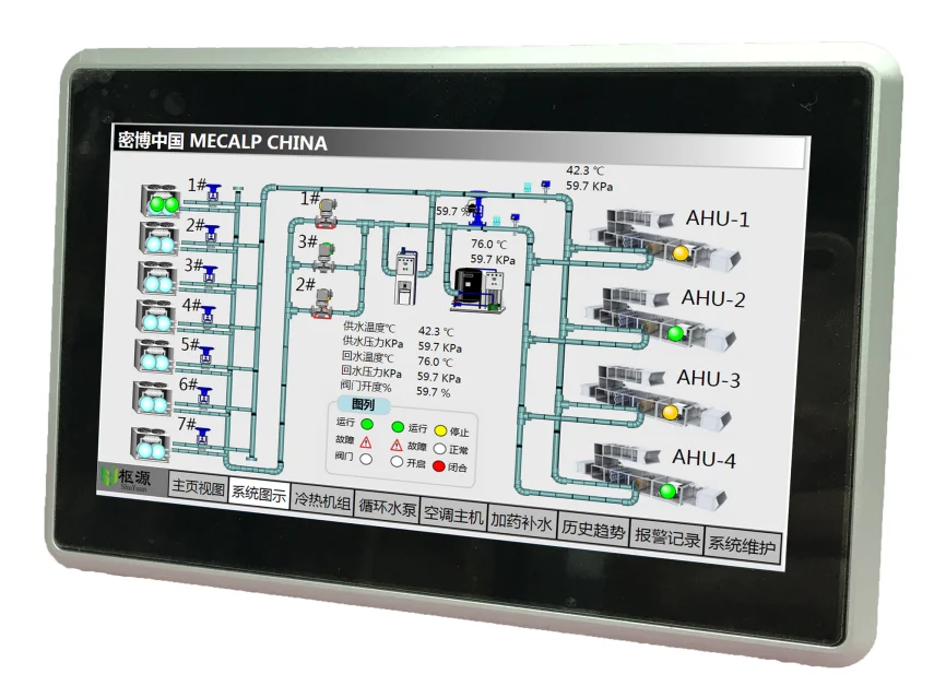 7-Inch Capacitive Touch Panel with WIFI Module Building Control System Product