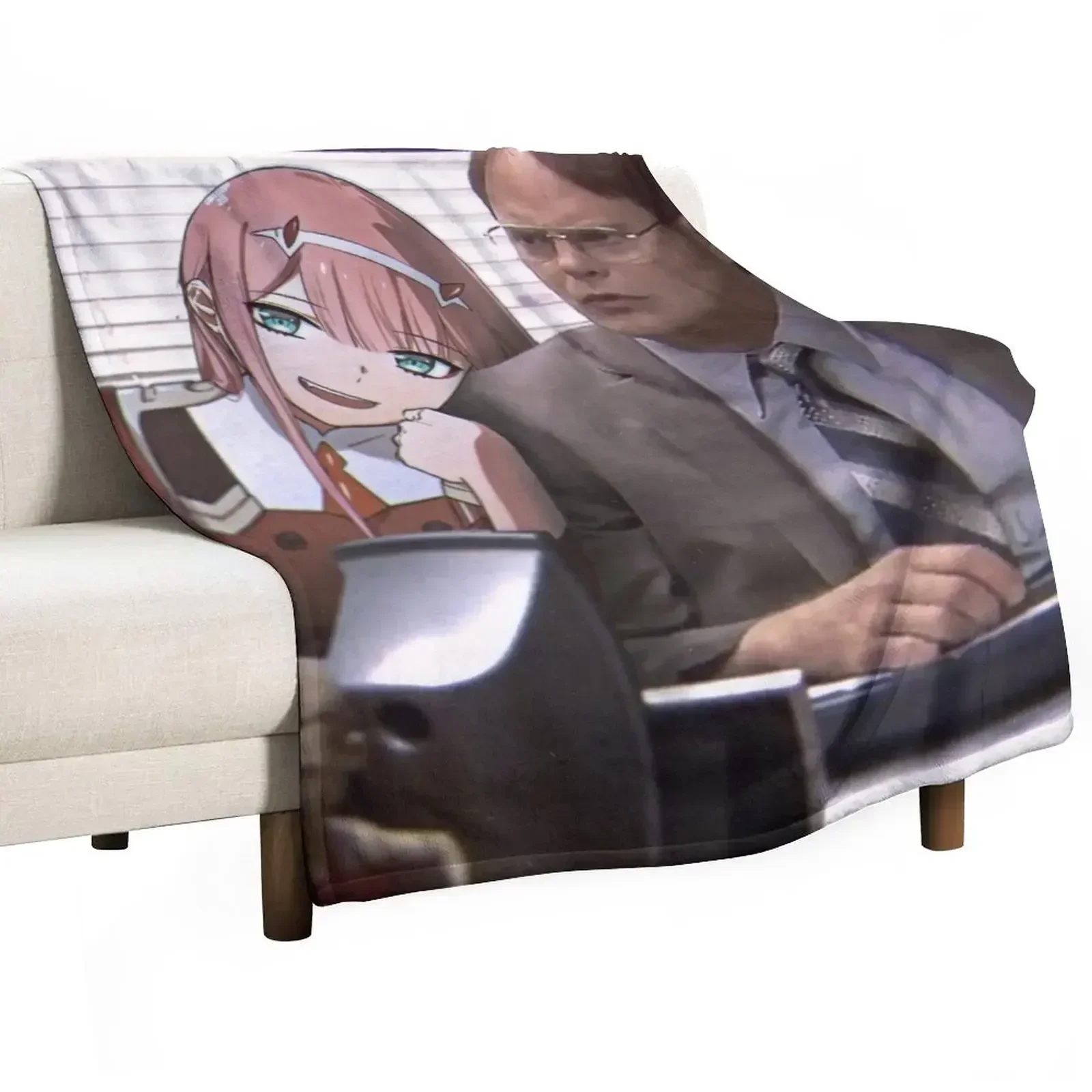 Darling in the Office Throw Blanket manga Single christmas decoration Polar Blankets