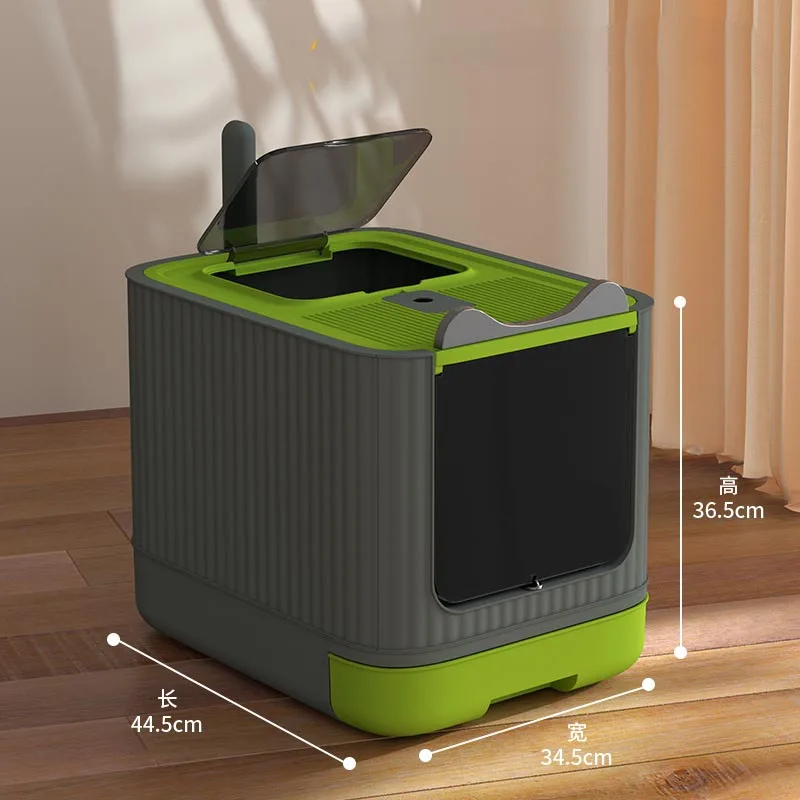 

Fully enclosed removable cat litter box, splash-proof and odor-free pet plastic toilet, sustainable