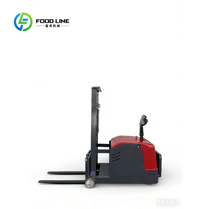 Custom reach electric stacker pallet stacking machinery high efficiency battery power commercial warehouse inventory turnover