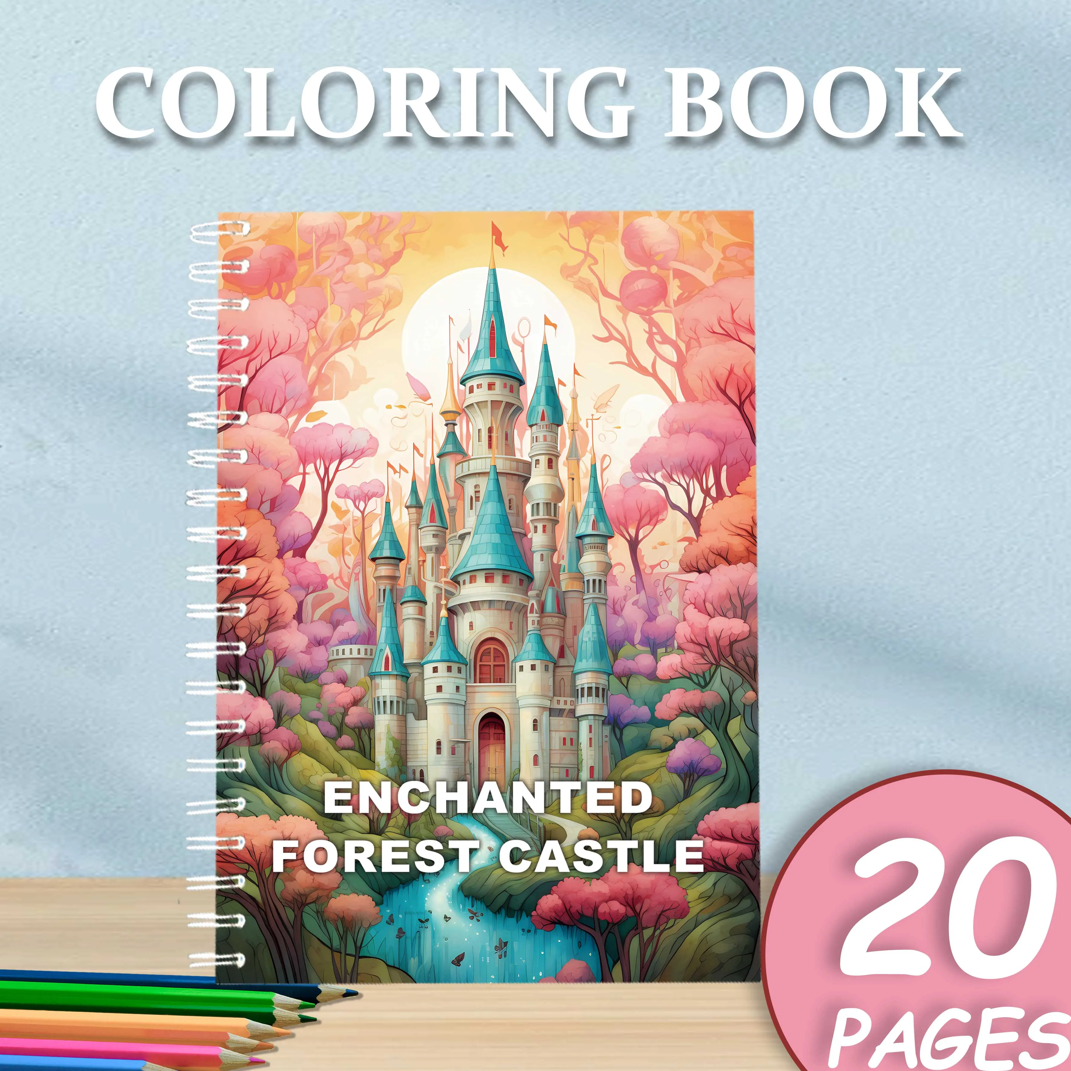 

Dream Castle Colouring Book Adult Picture Book Make Designs Of One's Own