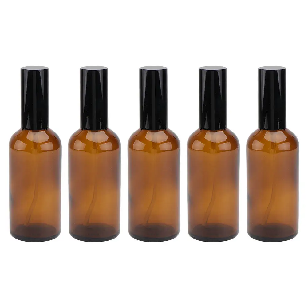 

5Pcs Sturdy Leak-Proof Spray Bottles Easy-Clean Reusable Sub Bottles for Essential Oil Perfume Body Lotion Travel