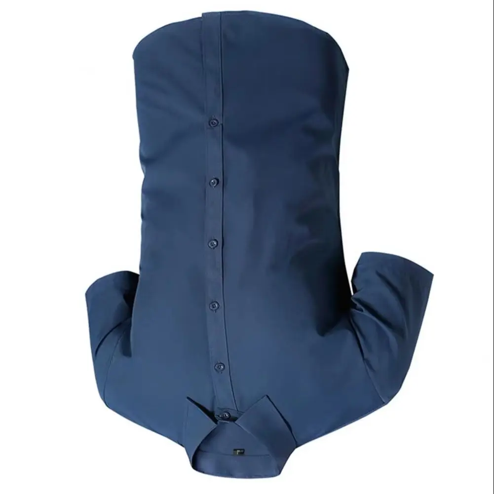 

2025 Men Shirt Pure Turn-down Collar Formal Slim Fit Summer Top for Work