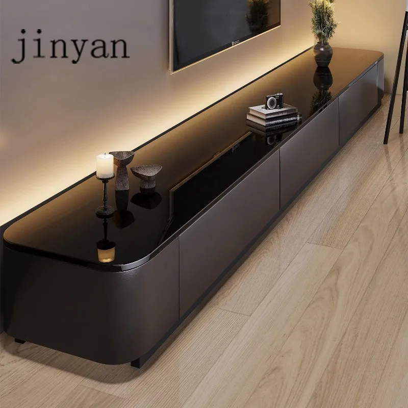 

Floor Living Room TV Stands Vintage Vertica Modern Design TV Stands Luxury Black Rack Suspenso Para Sala Para Tv Furniture