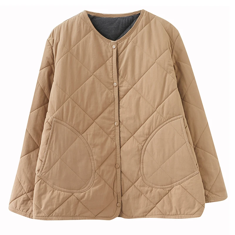 Artistico versatile in cotone leggero Jaet New Sle 2025 ular Cappotto in cotone ort autunno inverno di piccole dimensioni da donna