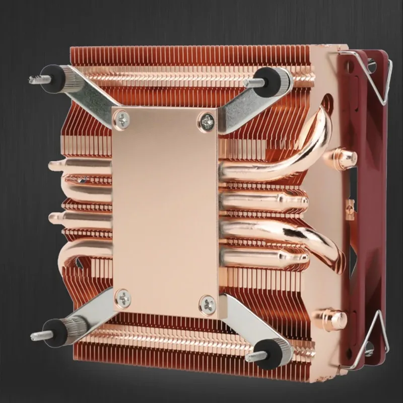 New Full Copper Air-cooled Radiator for NerdQaxe++ 4.8T Cooling Fan Radiator CPU Cooler