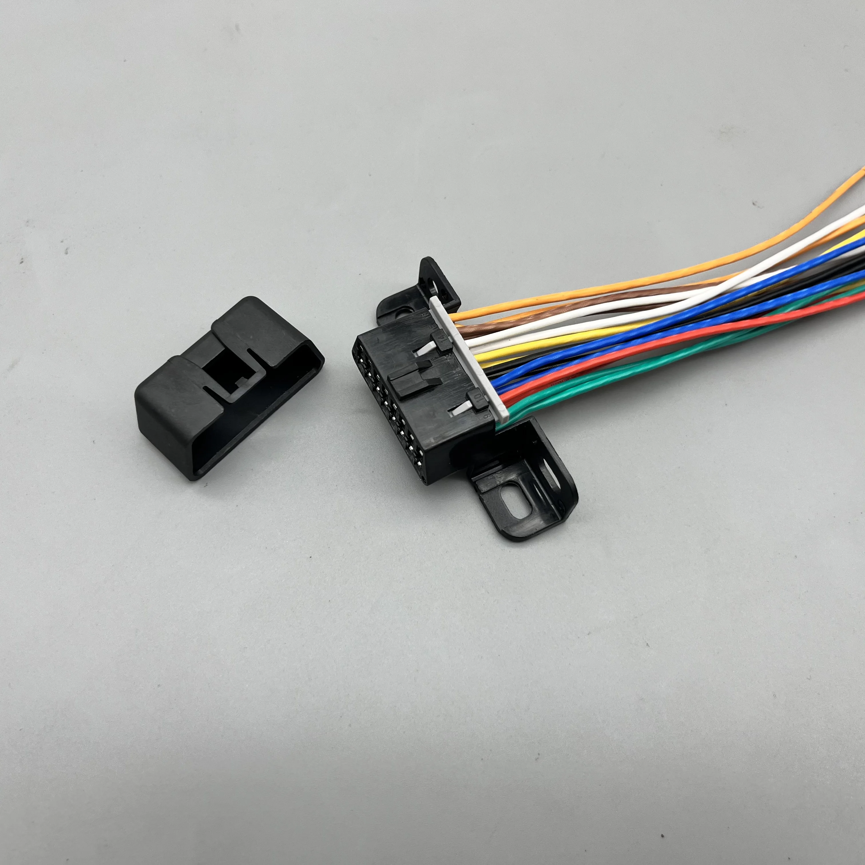 

free shipping OBD 16pin obd2 Connector OBD2 16Pin Female Connector OBD 2 Wire Sockets obd Adapter Diagnostic Tool ODB MG610761-5