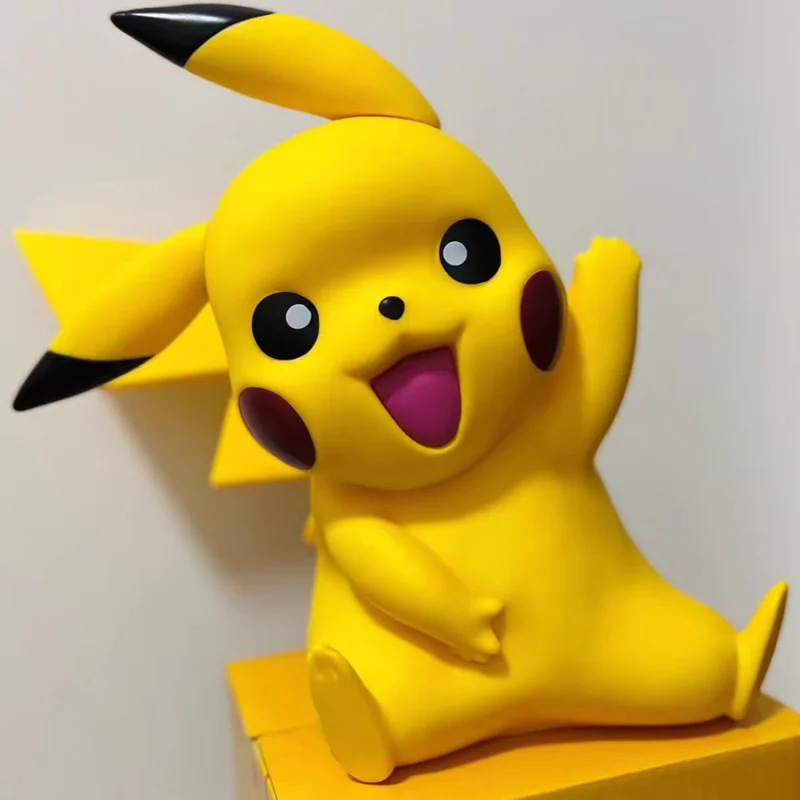 33cm Large Size Pokemon Pikachu Action Figure Anime Pocket Monster Cartoon Figurines Model Statue Dolls Toys Children Decor Gift