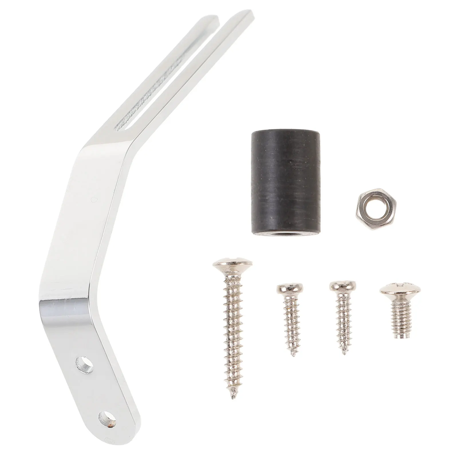 

1PC Durable Pickguard Mounting Bracket Set For Jazz Electric Guitar Chrome Plated Attached Tools