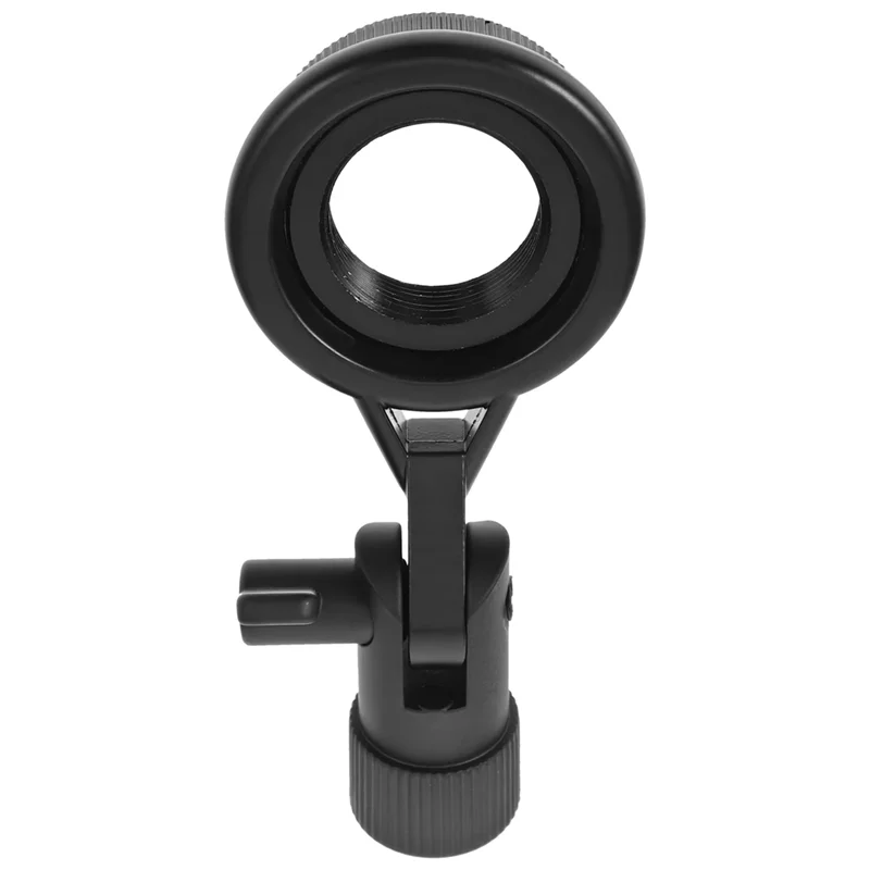 ABSQ-Microphone Shock Mount Bracket Mic Clip Metal Use Flexible Simple Angle Adjustment Suitable