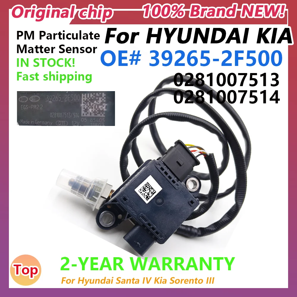 392652F500 Original New Particulate Matter Sensor PM Sensor 1275101863 For HYUNDAI SANTA FE IV KIA SORENTO 80A906261D 0281007513