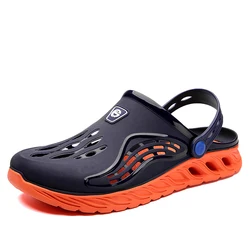 Summer Beach Rubber Sandals Clogs Garden Shoes Breathable Holes Shoes