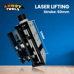 Liftable Lên Xuống Laser Tập Trung Điều Chỉnh Giá Đỡ Cho 2-Aixs CNC Laser Khắc Để Điều Chỉnh Chiều Cao