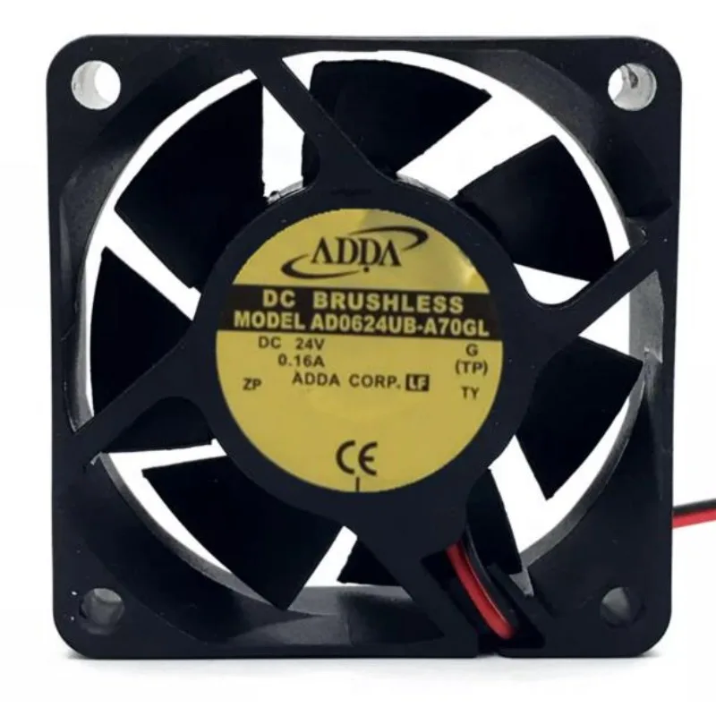New Cooler Fan for ADDA AD0624UB-A70GL DC24V 0.16A 6CM 6025 Inverter Cooling Fan 60x60x25mm