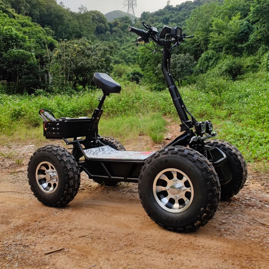 Commercio cinese 10000W 60V 4wd ATV Scooter elettrico da corsa CF ATV Rimorchio forestale Off Road Neve Motoslitta gonfiabile in vendita