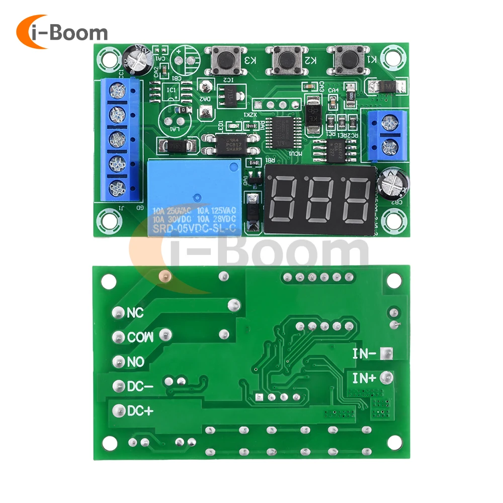 DC Current Detection Module Relay Digital Display Overcurrent Alarm Switch Controller Motor Stall Protection Control Switches