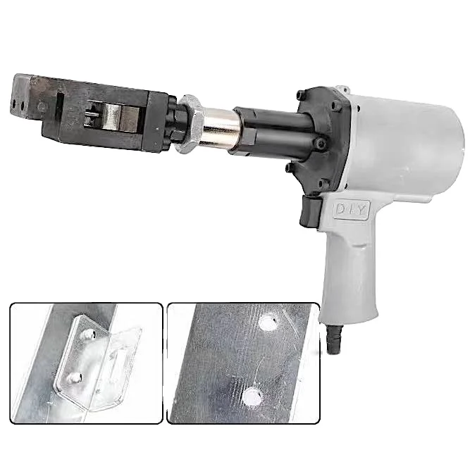 TY17352 Pneumatic Double Holes Puncher Hinge Boring Tools 5.2 mm dual universal positions hole punching for hinges