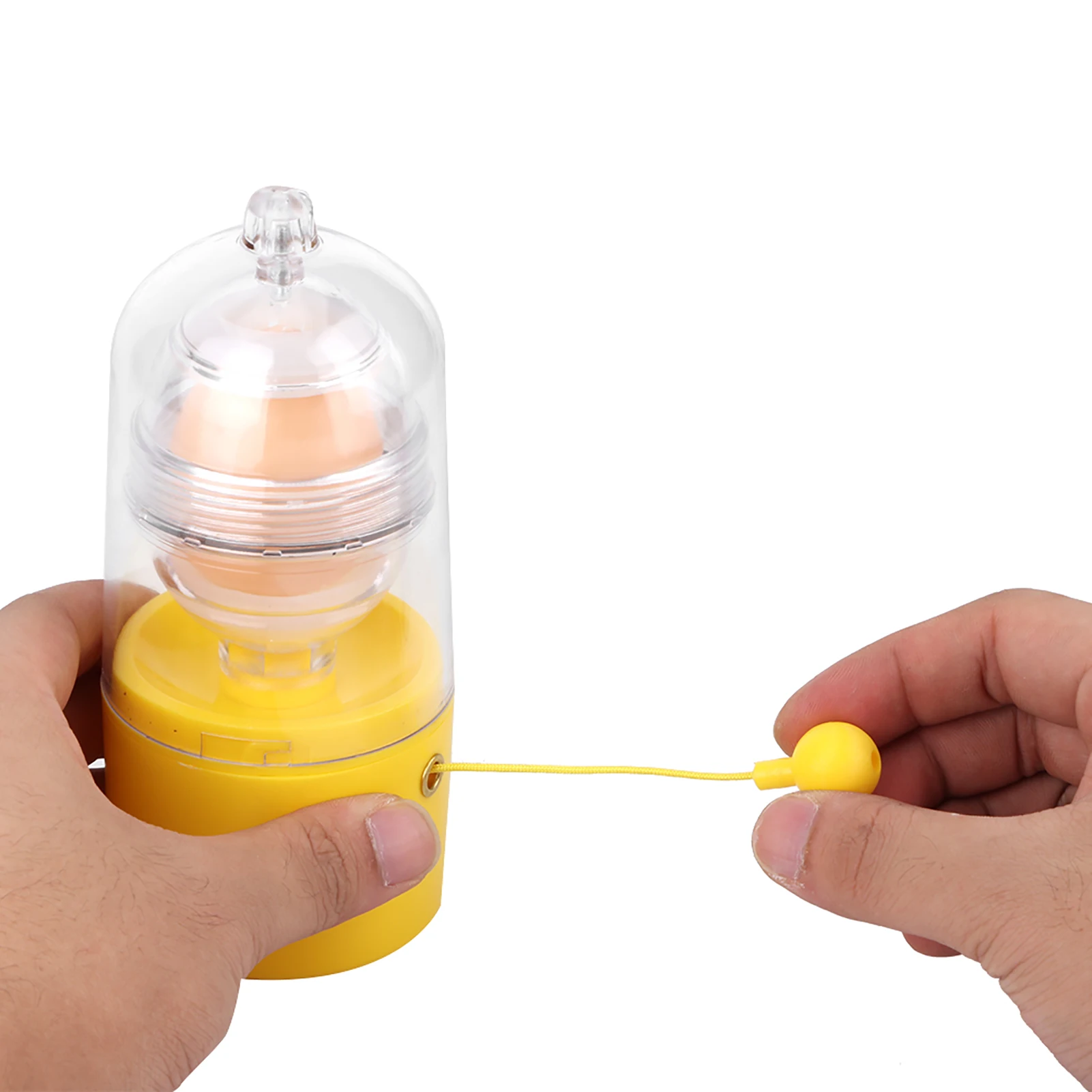 Hand Egg Yolk Shaker Golden Whisk Egg Spin Mixer Maker Egg Scrambler Kitchen Accessories Egg Spinner Hand Tools for Kids