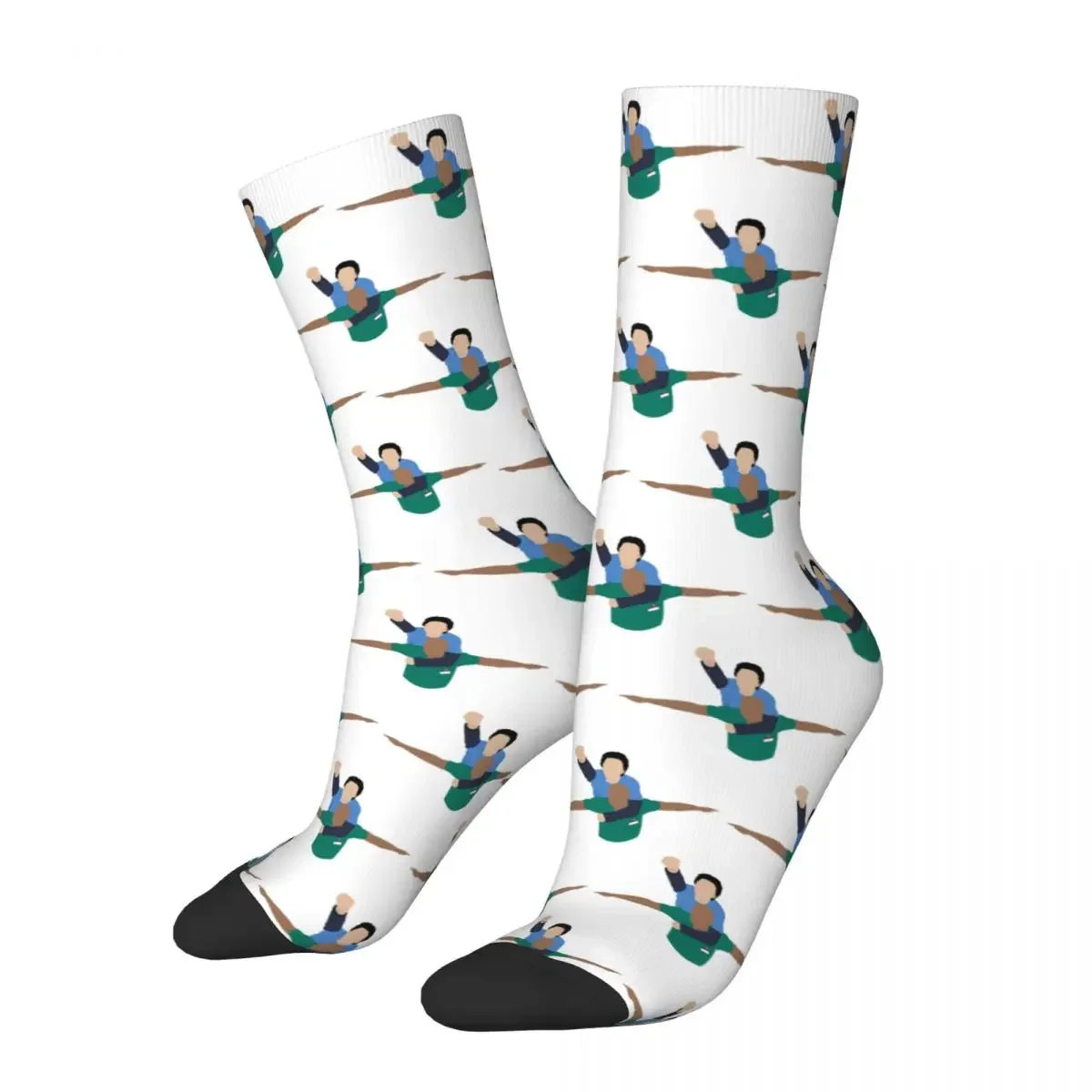 ScrdecentreEagle-Chaussettes Harajuku, Absorbant la Sueur, Chaussettes sulfToutes Saisons, Accessoires pour Homme et Femme, Cadeau d'Anniversaire