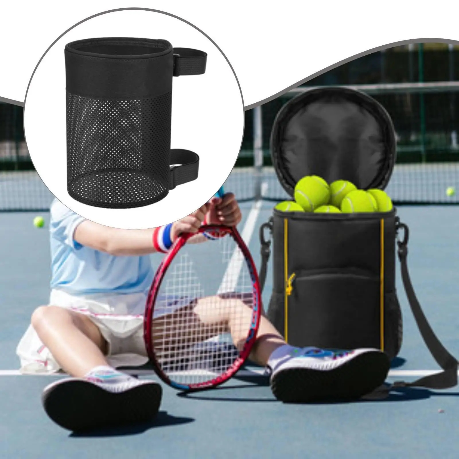 

Golf Balls Storage Bag, Organizer Portable Collecting Storing Net Pouch Mesh Golf for Beach Travel